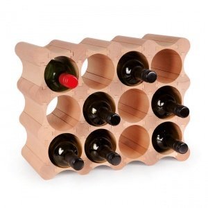 Weinregal Big Square Buche gedämpft H32,