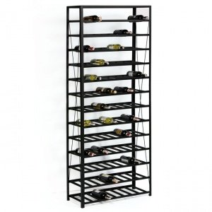 Weinregal Black Pure, hoch, H 200 x B 80