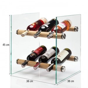 Weinregal CRYSTAL mittel