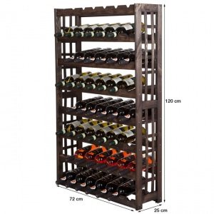 Weinregal Cortona, Kolonial (HxBxT) 120x