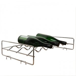 Weinregal LOOP, stapelbar für 6 Flaschen