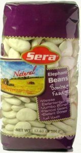 Weiße Elefantenbohnen getrocknet, 500g