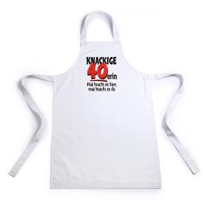 Weiße Schürze *Knackige 40erin*