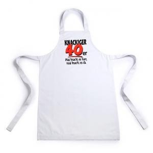 Weiße Schürze *Knackiger 40er*