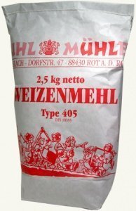 Weizenmehl Type 405, 2,5 Kg