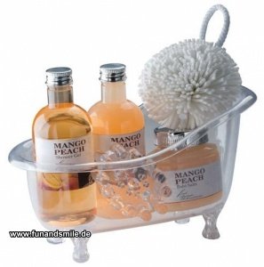 Wellness Badeset - Mango Pfirsich