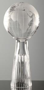 Weltkugel optischer Fuß