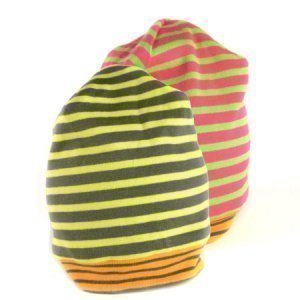 Wendemütze gelb rot BIO