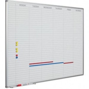 Werktag-Planungstafel 90 x 120 cm von jh