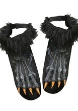 Werwolf Halloween-Schuhüberzieher schwar