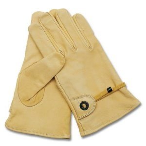Western Lederhandschuhe gefüttert beige
