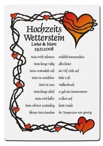 Wetterstein - Hochzeit im Herzdesign
