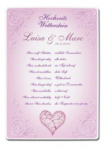 Wetterstein - Hochzeit im Rosa Design