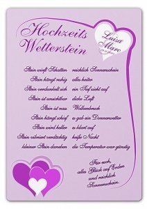 Wetterstein - Hochzeit in Lila