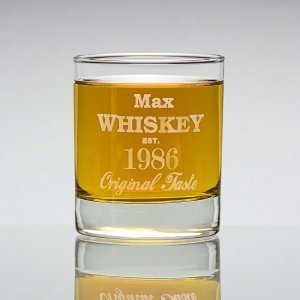 Whiskey Glas mit Gravur