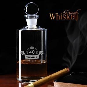 Whisky Karaffe mit Personalisierung *All