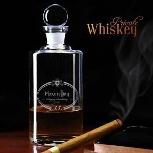 Whisky Karaffe mit Personalisierung *Hap