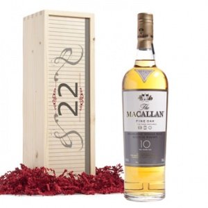 Whisky mit Text - Macallan Fine Oak 10 Y
