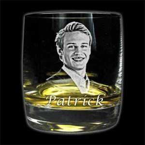 Whiskyglas mit Fotogravur - 8679