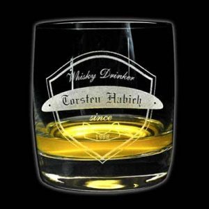 Whiskyglas mit Gravur - 8416