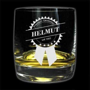 Whiskyglas mit Gravur - 8678