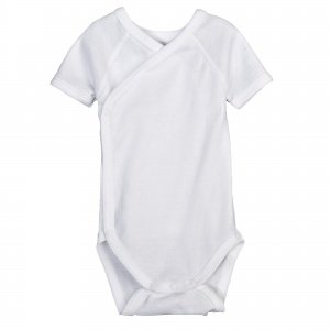 Wickelbody kurzarm weiss
