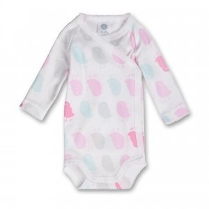 Wickelbody langarm 10 weiß