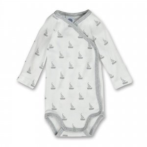 Wickelbody langarm 10 white