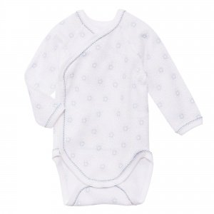 Wickelbody langarm weiss / hel