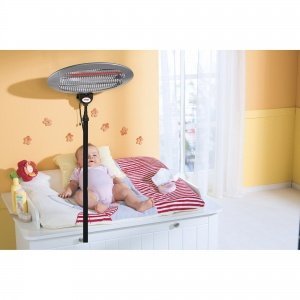 Wickeltischheizstrahler mit Standfuß