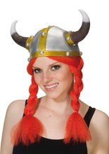 Wikinger Helm mit Zöpfen