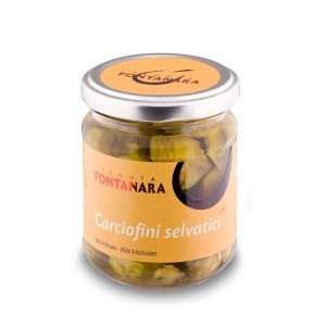 Wilde Artischocken in Olivenöl eingelegt