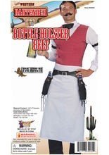 Wildwest Barkeeper Gürtel mit Holster br