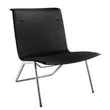 Wilkhahn - Velas Lounge- Sessel, schwarz