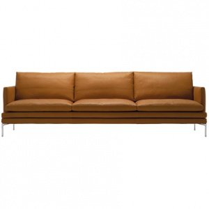 William Sofa in Leder