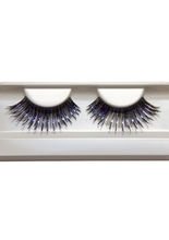 Wimpern schwarz-blau