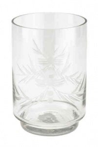 Windlicht -Glamour Crown- graviert, la v