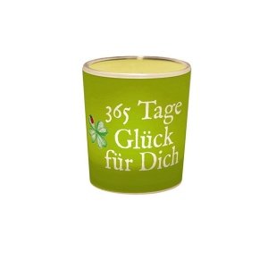 Windlicht Glück