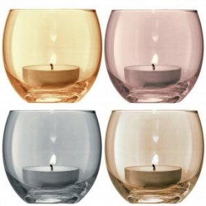 Windlicht Polka 4er Set