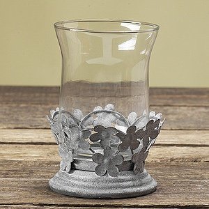 Windlicht -Shanga- klein, Eisen mit Glas