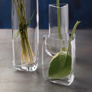 Windlicht Triangle 22 cm klar