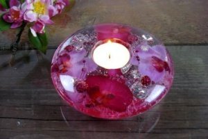 Windlicht UFO Orchid Diamonds