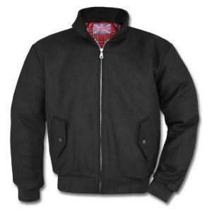 Winter Harrington Jacke schwarz