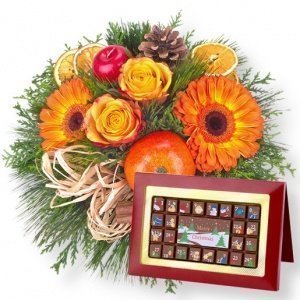 Winterpunsch und Adventskalender-Schokol