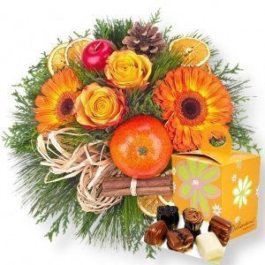 Winterpunsch und Valentino-Pralinen