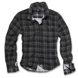 Wire Shirt Langarm Hemd darkgrey purple