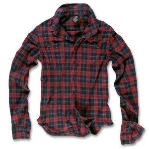 Wire Shirt Langarm Hemd red check
