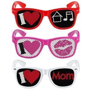 Witzige Brillen - I Love