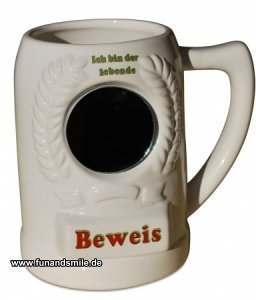 Witziger Bierkrug - Ich bin der lebende 