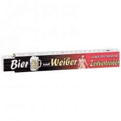 Witziger Zollstock - Bier und Weiber